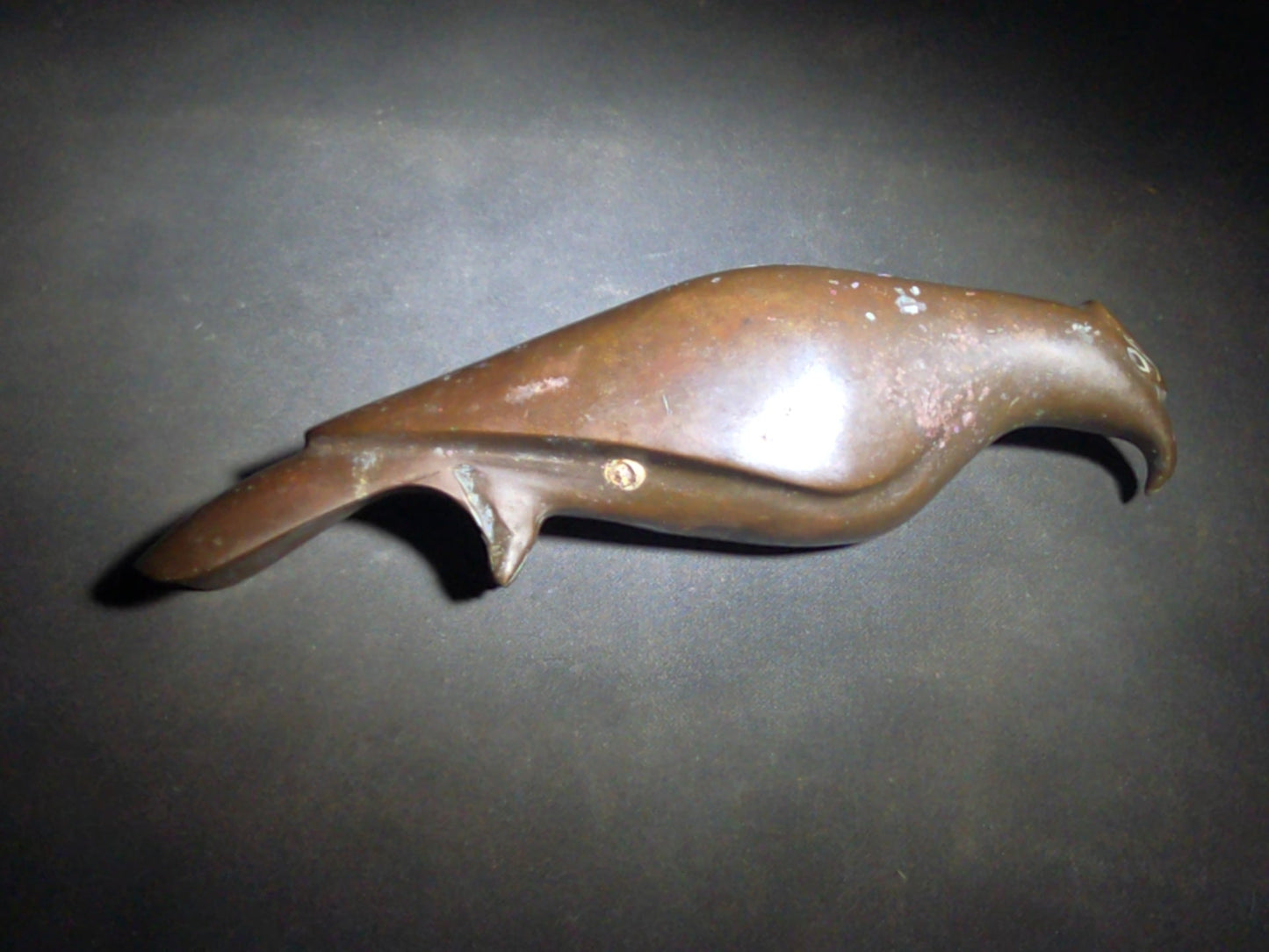 Vintage Egyptian Revival Copper Falcon Figure