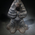 Lot 098 - Vintage Cast Iron Cocker Spaniel Dog Doorstop, Manufactured by Virginia Metalcrafters, Waynesboro, Virginia, Copyright 1949, 9" H