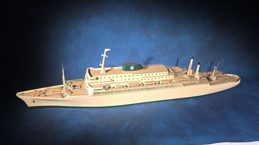 Vintage S.S. Brasil Moore-McCormack Lines Cruise Ship Model
