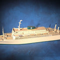 Lot 023 - Vintage S.S. Brasil Moore-Mccormack Lines Cruise Ship Model, 60" L