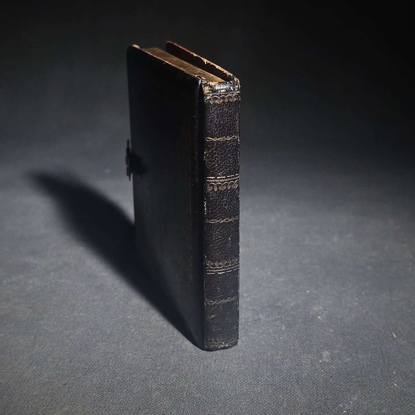 Trio of Antique 1/6th Plate Photographs and Case including Uncased Daguerreotype Photograph of a Seated Woman, Uncased Ambrotype Photograph of a Woman and Child, and Papier-Mache Case with Mother-of-Pearl Inlay