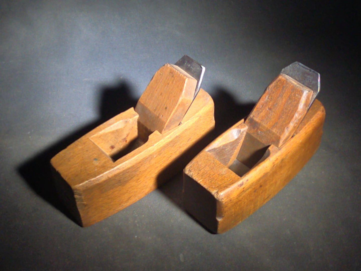 Grouping of Four Antique Wooden Block Hand Planes