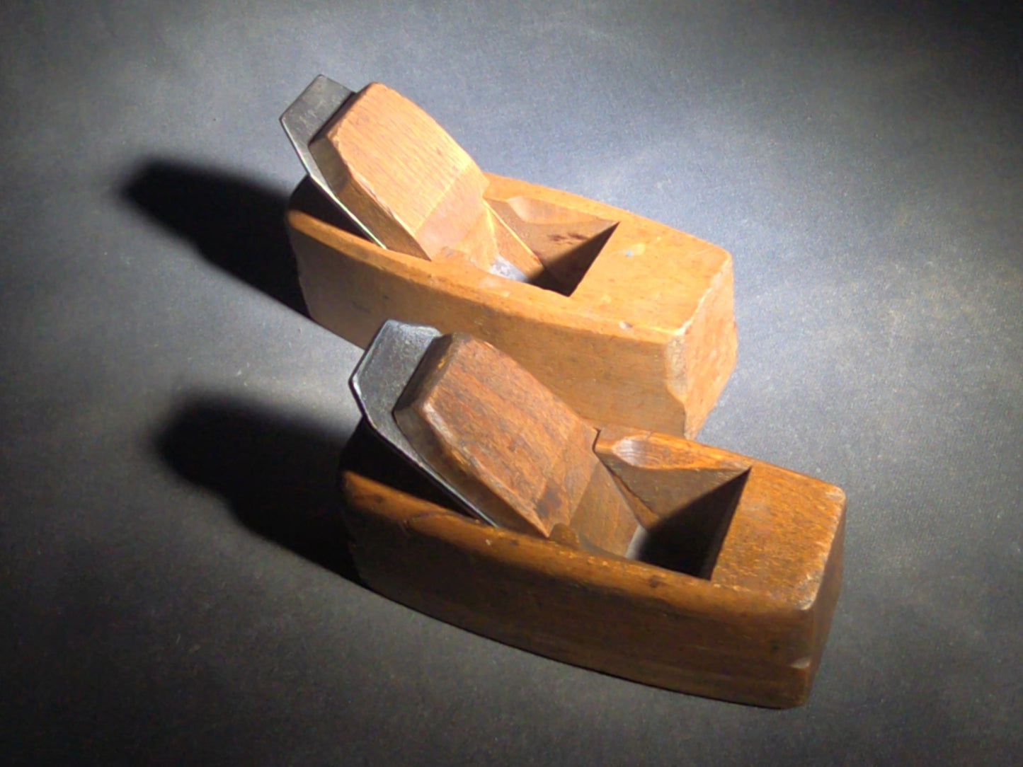 Grouping of Four Antique Wooden Block Hand Planes