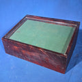 Lot 116 - Vintage Hickok Mfg. Co. Countertop Store Display Case with Green Felt and Glass Top, 12-3/4" L x 5-3/4" H