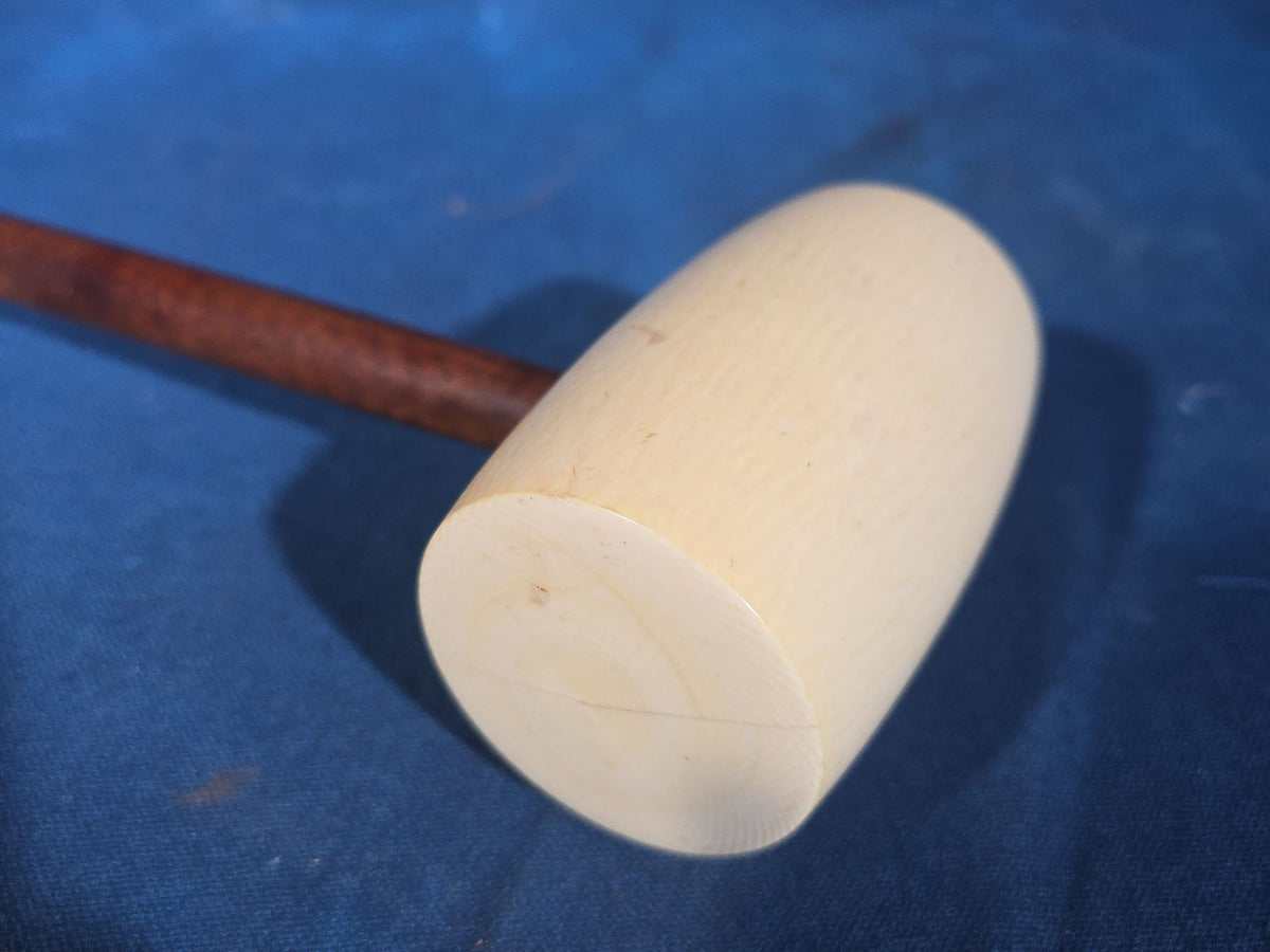 Antique Ivory and Hardwood Gavel