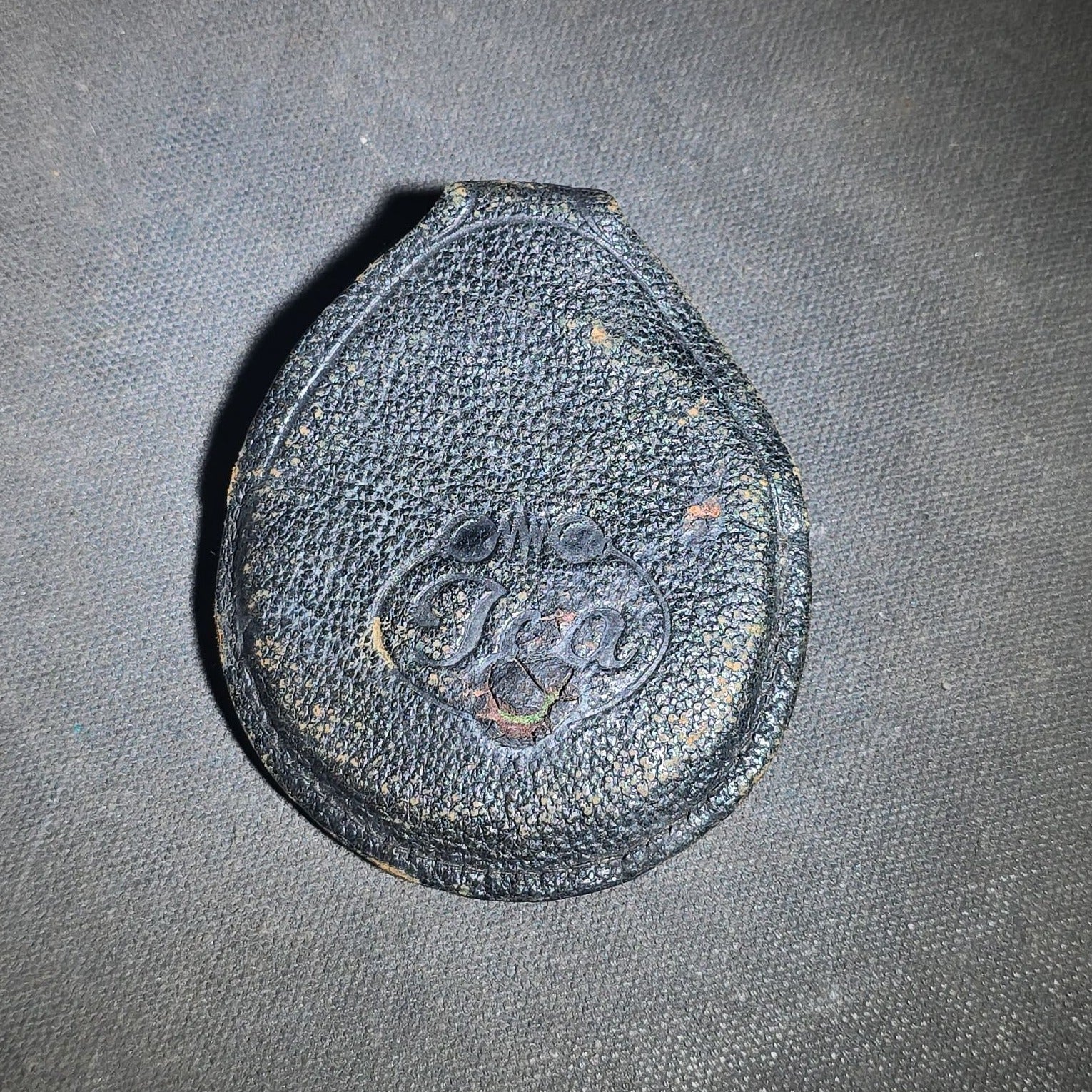 Antique Ica Diaphot Extinction Exposure Meter with Leather Case, Manufactured by Ica A.G., Dresden, Germany