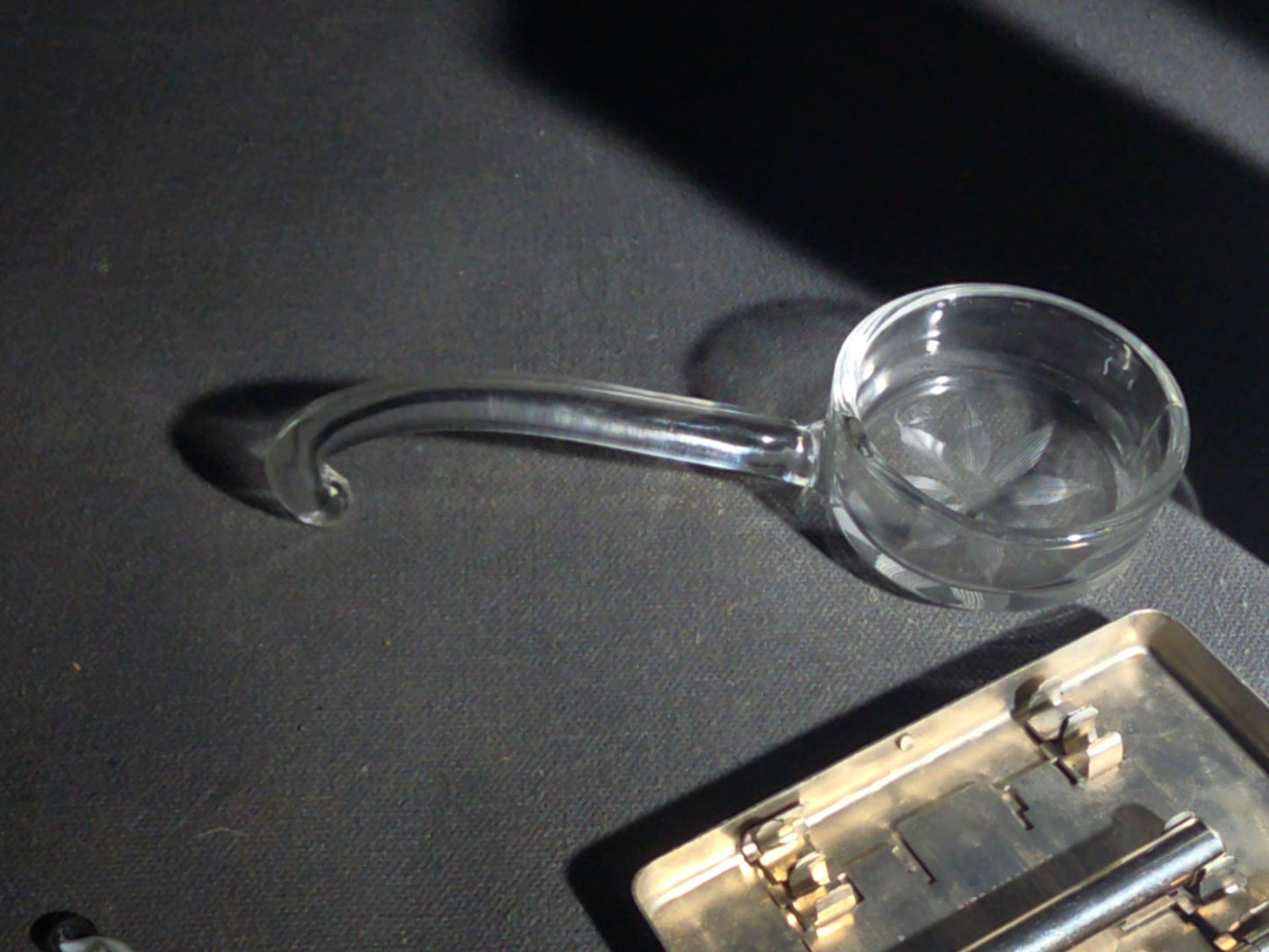 Grouping of Vintage Dental and Medical Pieces including Eli Lilly Merthiolate Twin Refill Box, Glass Syringe, and Chrome Dental Aspirating Syringe