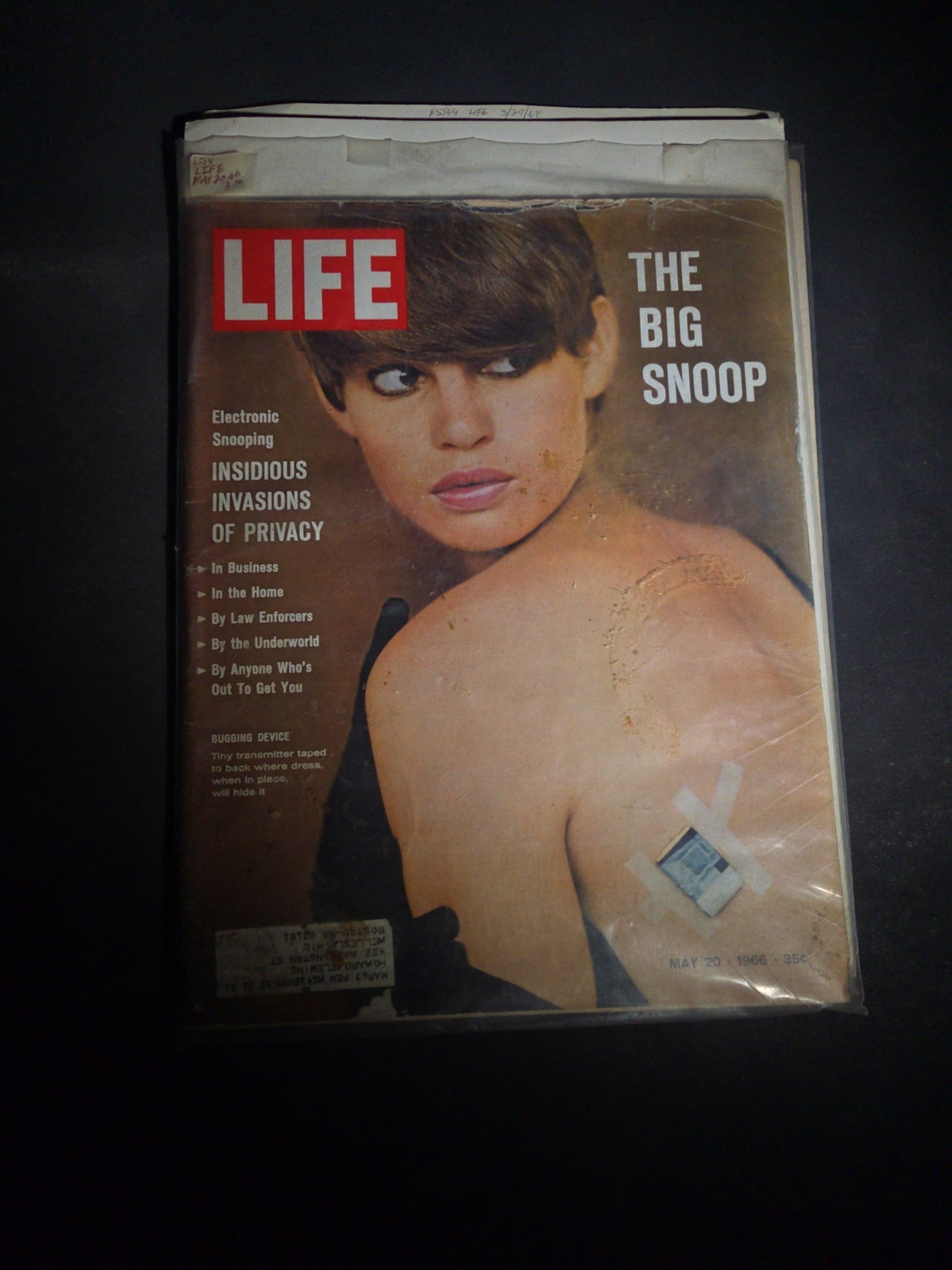 Pair of Vintage Life Magazines including March 29, 1968 Jane Fonda Barbarella Cover and May 20, 1966 "The Big Snoop" Electronic Snooping Cover