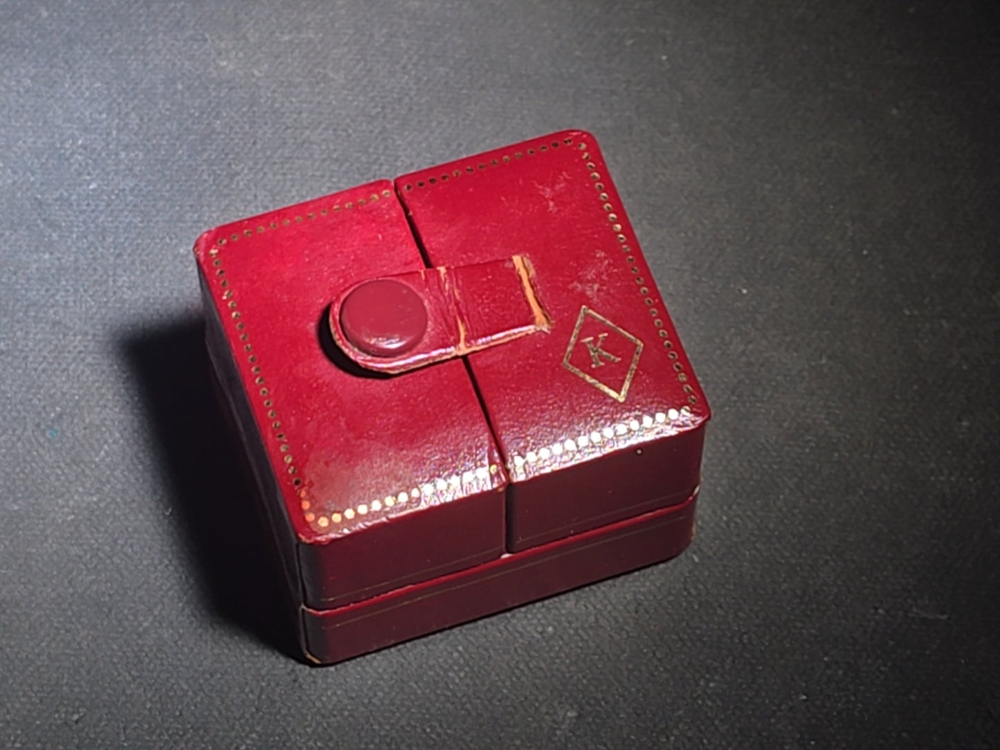 Vintage Keepsake Sterling Silver Spread-Wing Eagle Men's Biker Ring with Keepsake Ring Box