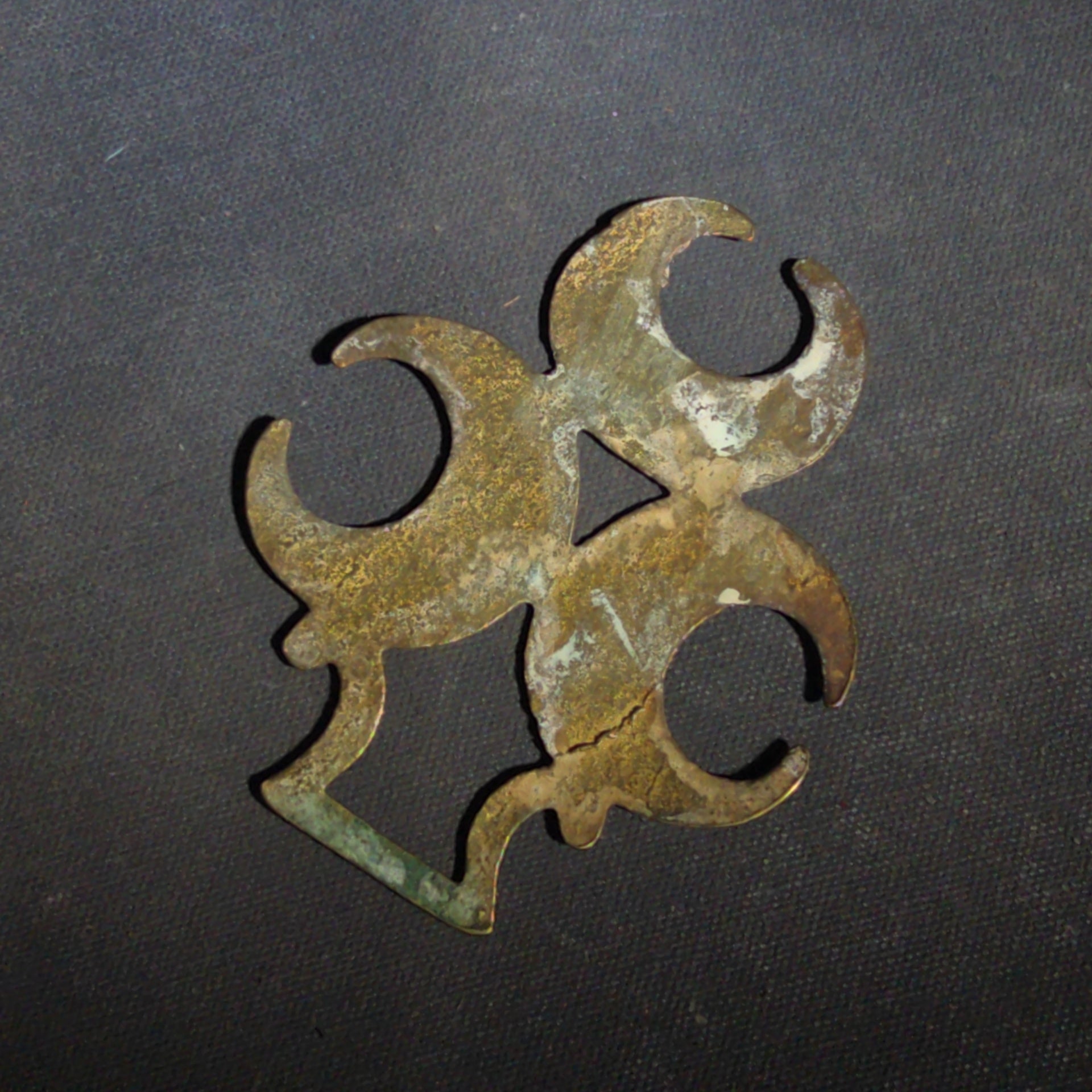 Grouping of Seven Antique and Vintage Smalls including Four Letter Openers, Brass Buckle, Stanley Ruler, and Screw-Top Drill Bit Holder