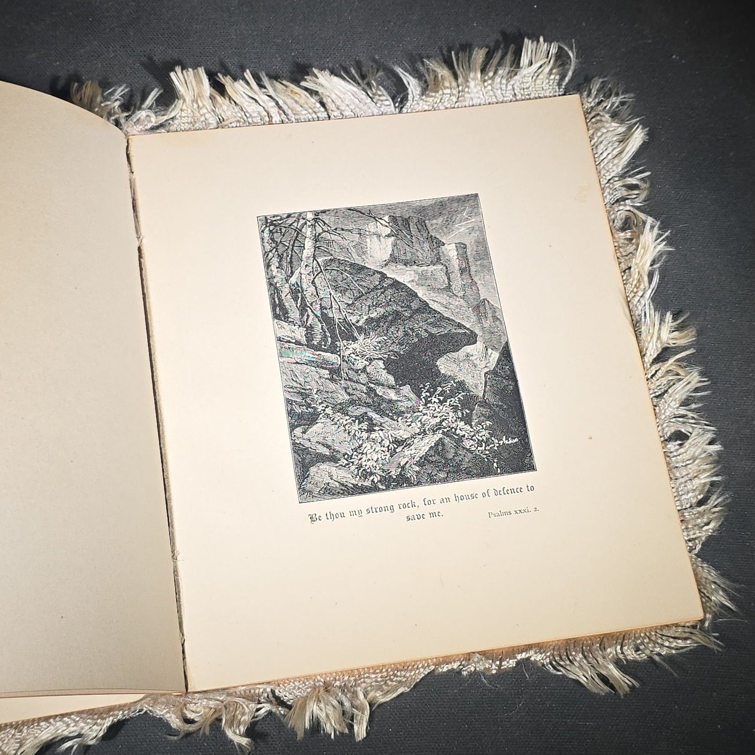 "Rock of Ages" Antique Illustrated Hymn Booklet with Chromolithograph Covers by Augustus Montague Toplady, Designs by Miss L. B. Humphrey, Published by Lee and Shepard, Boston, Massachusetts, 1883