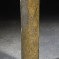 Lot 075 - Antique Brass 2 1/2 oz. Shot Measure with Hinged Lid, Manufactured by G. & J.W. Hawksley, Sheffield, England, 4" H