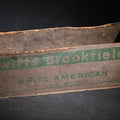 Lot 157 - Vintage Swift's Brookfield White American Pasteurized Process Cheese Advertising Wooden Box, 5 lbs. Net, 12-3/8" L