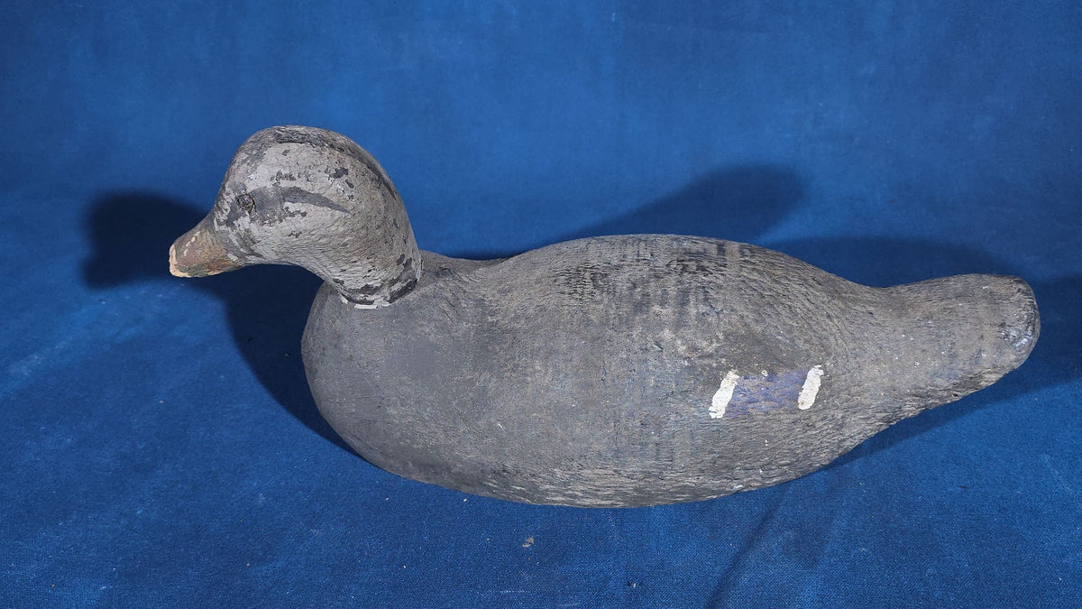 Trio of Antique Hand-Carved and Hand-Painted Wooden Duck Decoys