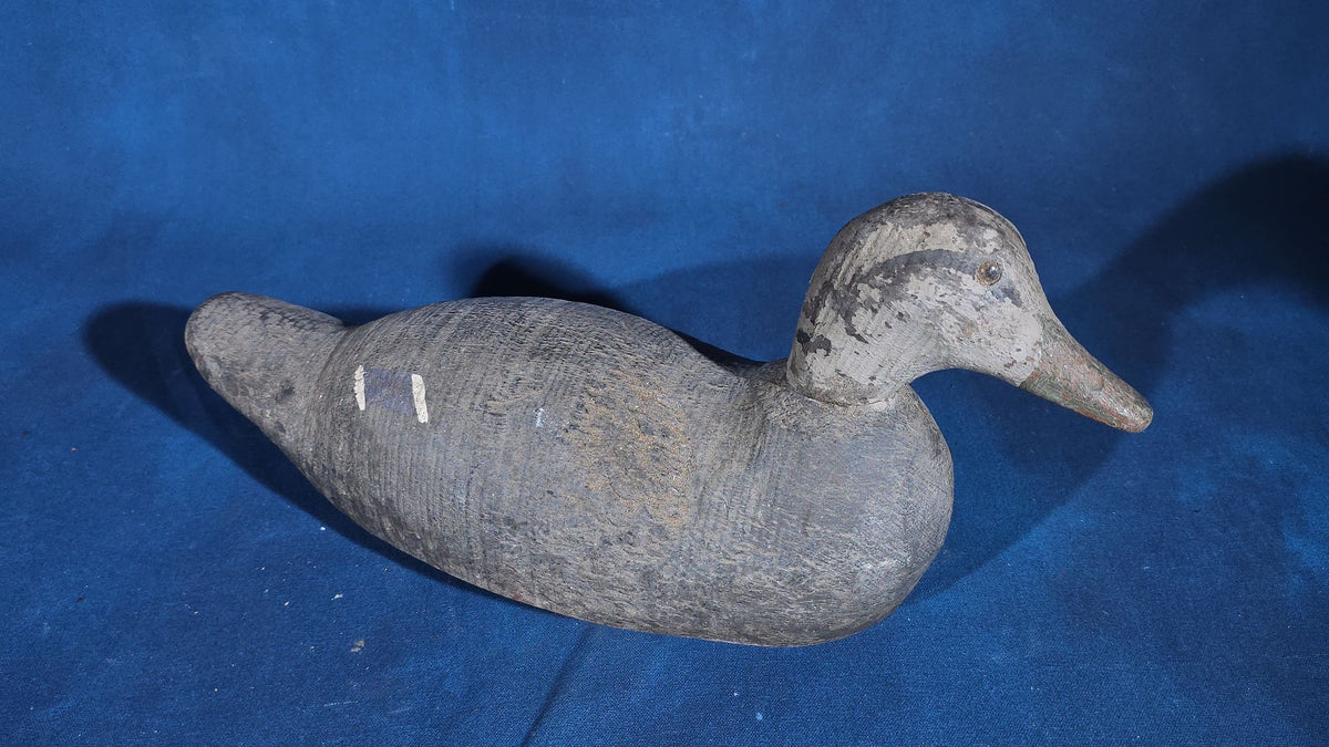 Trio of Antique Hand-Carved and Hand-Painted Wooden Duck Decoys