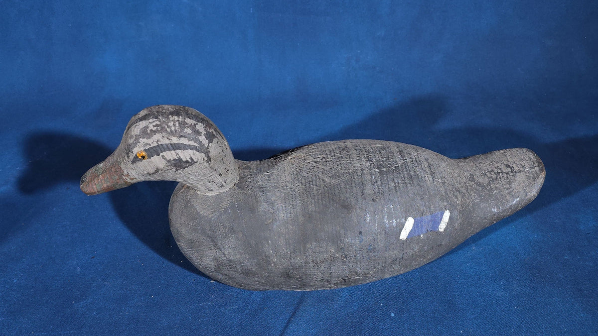 Trio of Antique Hand-Carved and Hand-Painted Wooden Duck Decoys