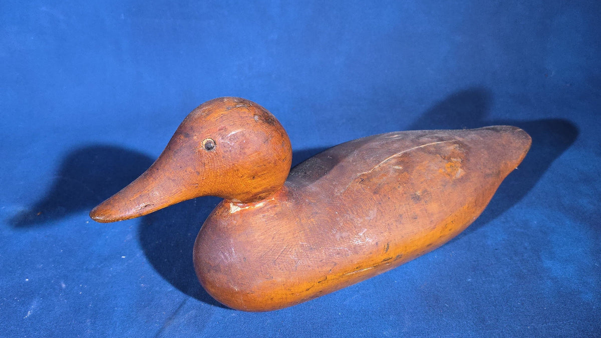 Trio of Vintage Hand-Carved and Hand-Painted Duck Decoys
