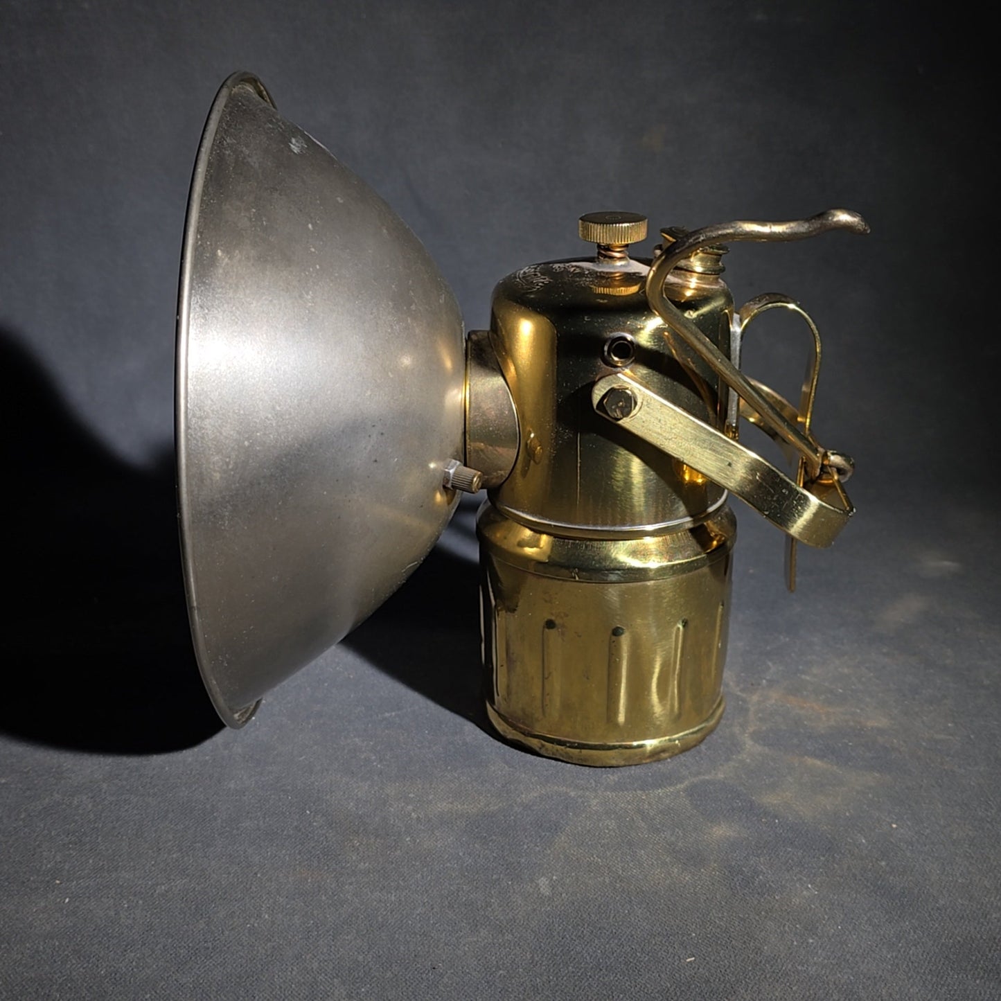 Trio of Vintage Justrite Carbide Mining Lamps