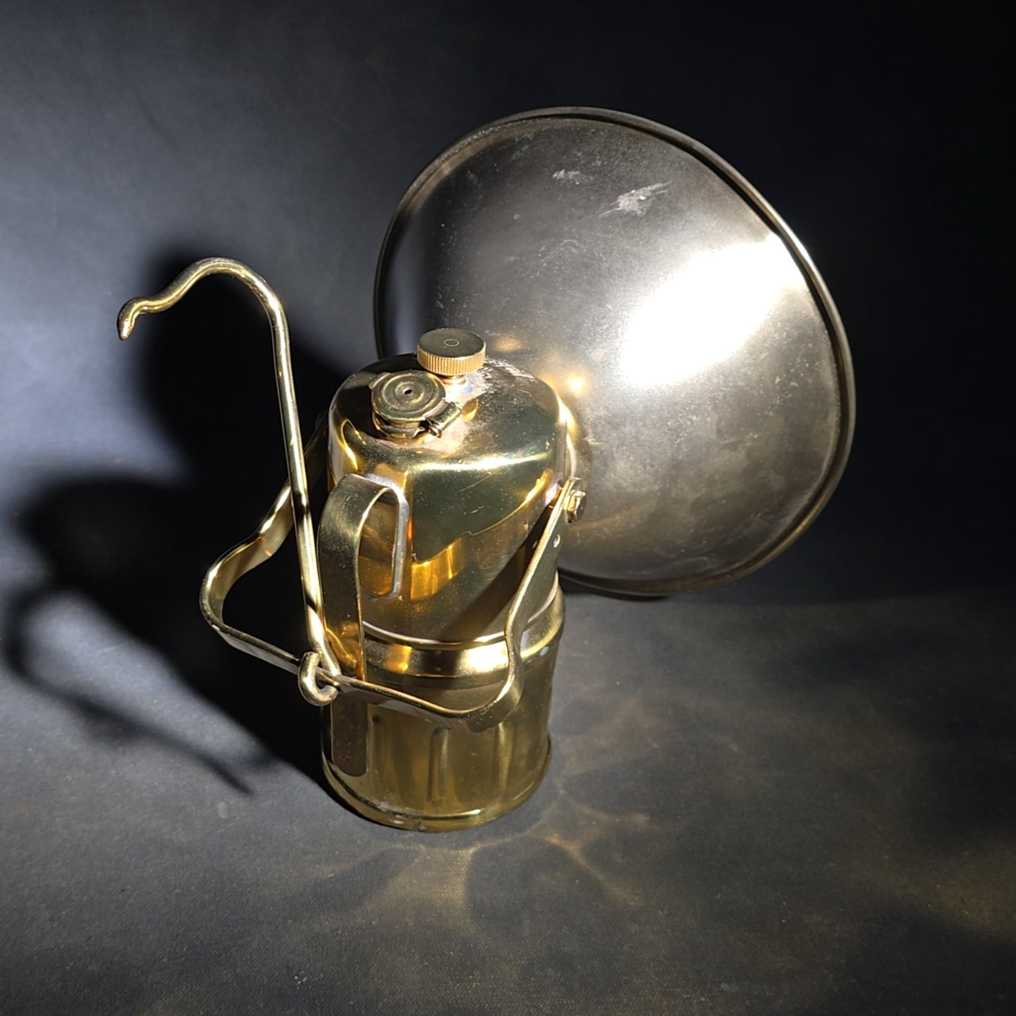 Trio of Vintage Justrite Carbide Mining Lamps