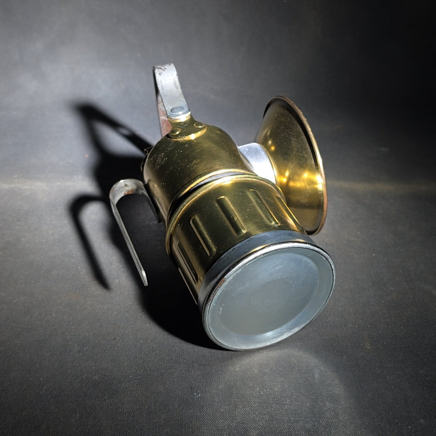 Trio of Vintage Justrite Carbide Mining Lamps