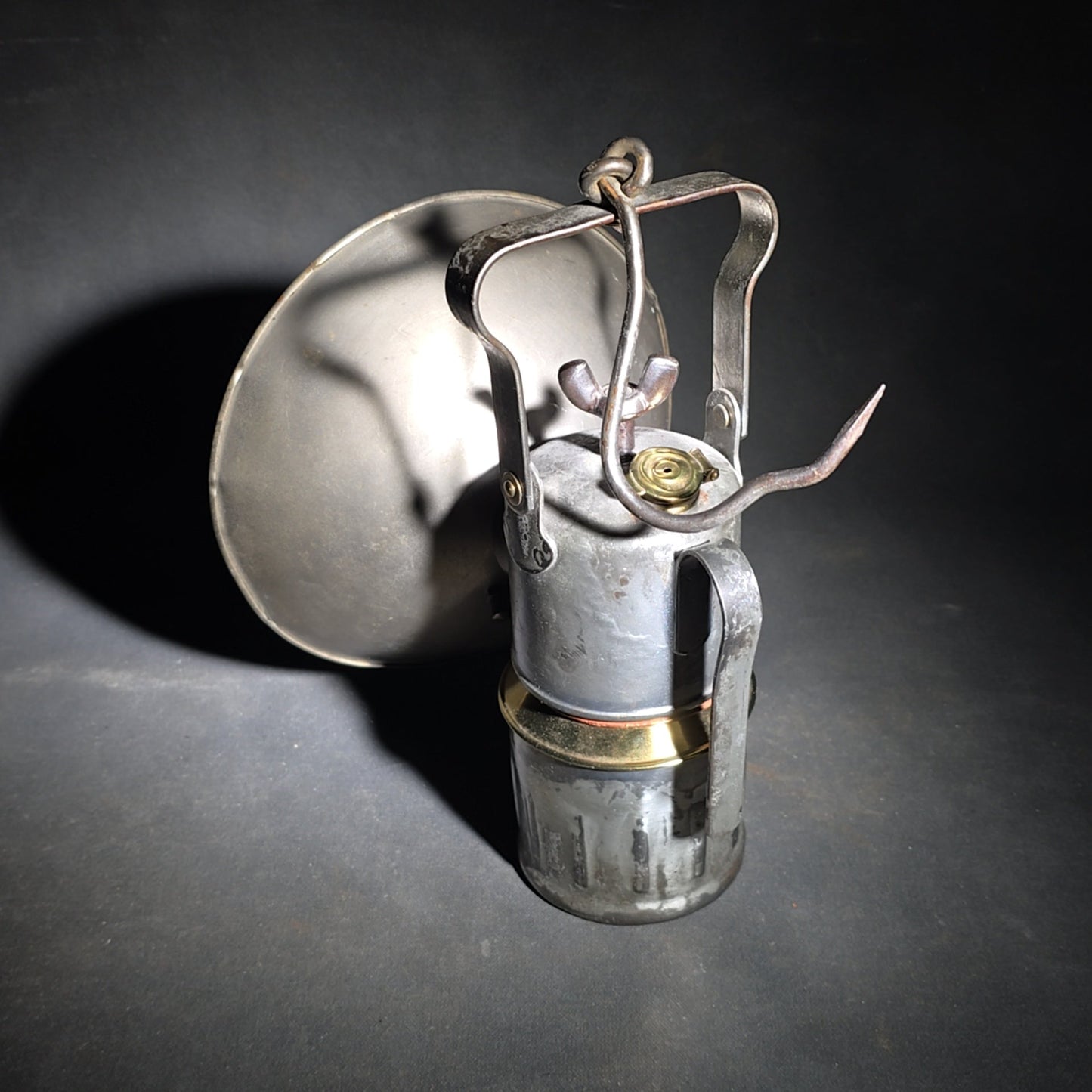 Trio of Vintage Justrite Carbide Mining Lamps