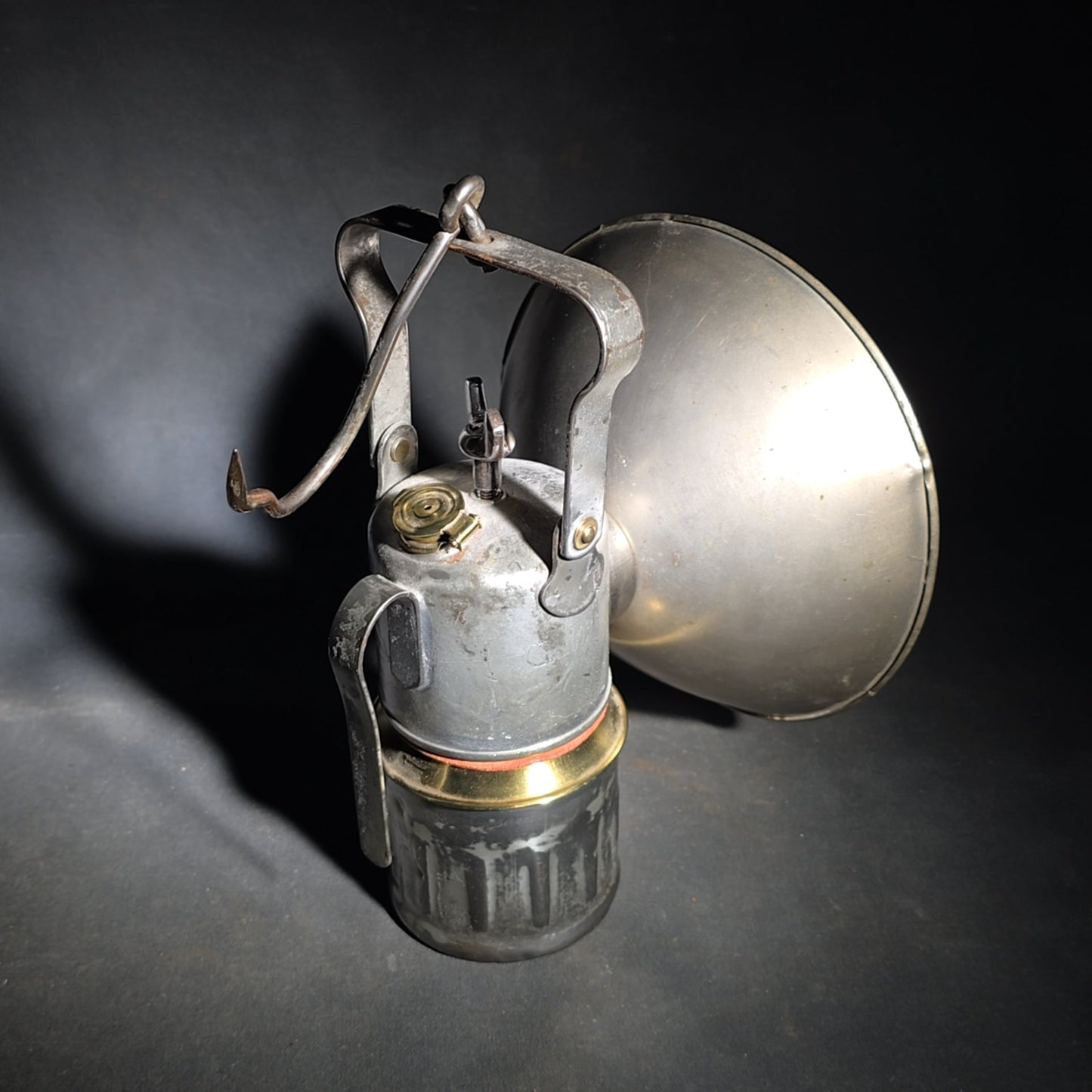 Trio of Vintage Justrite Carbide Mining Lamps