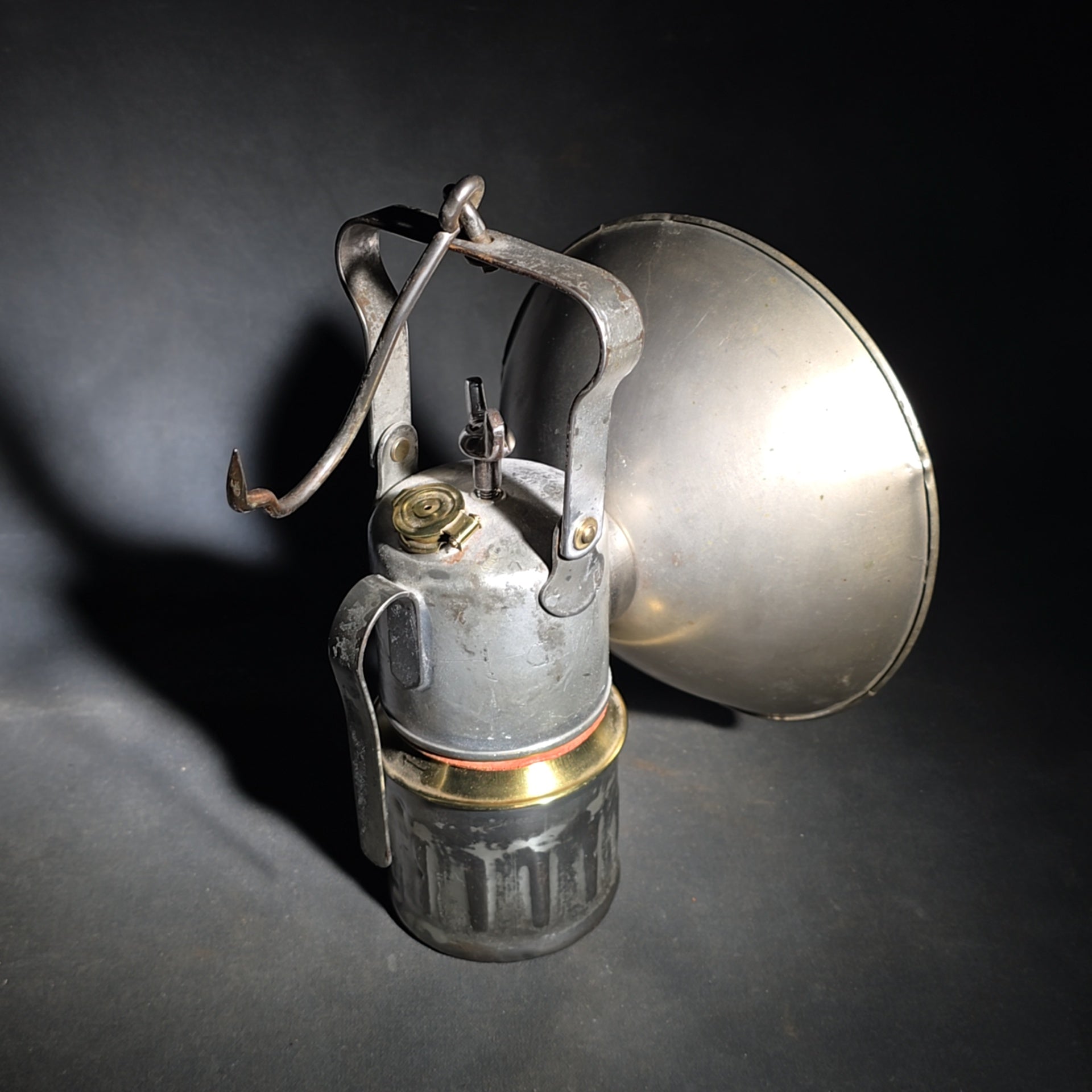 Trio of Vintage Justrite Carbide Mining Lamps