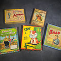 Lot 124 - Grouping of Five Antique Card and Letter Games Including Okay, Gasoline Alley, Letters and Anagrams, Merry Matches, and Snap, Published by Milton Bradley, Parker Brothers, and Mcloughlin Bros.