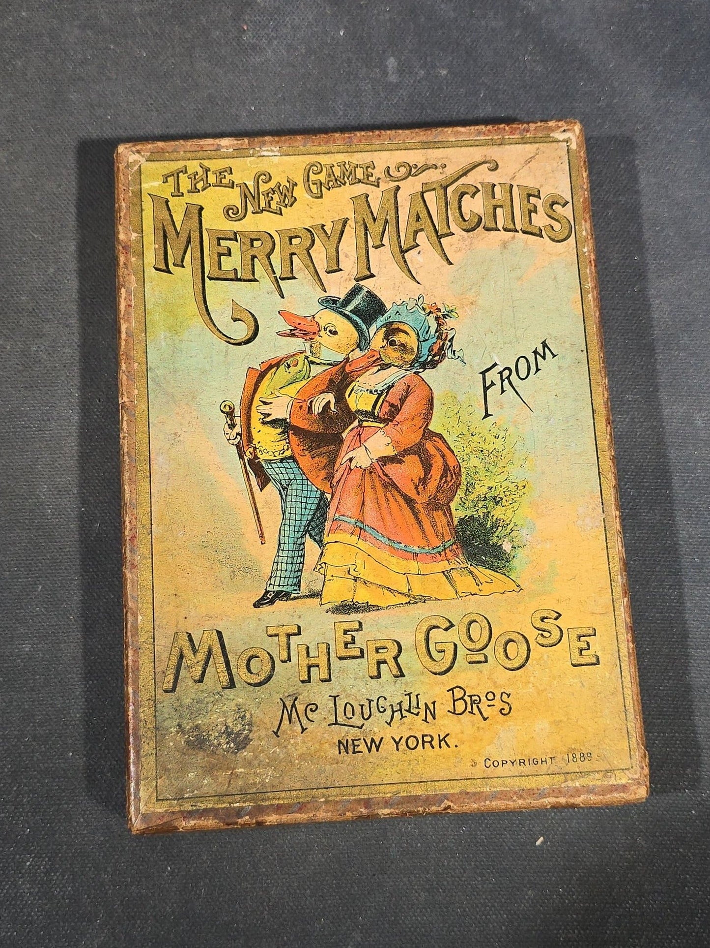 Grouping of Five Antique Card and Letter Games including Okay, Gasoline Alley, Letters and Anagrams, Merry Matches, and Snap, Published by Milton Bradley, Parker Brothers, and McLoughlin Bros.