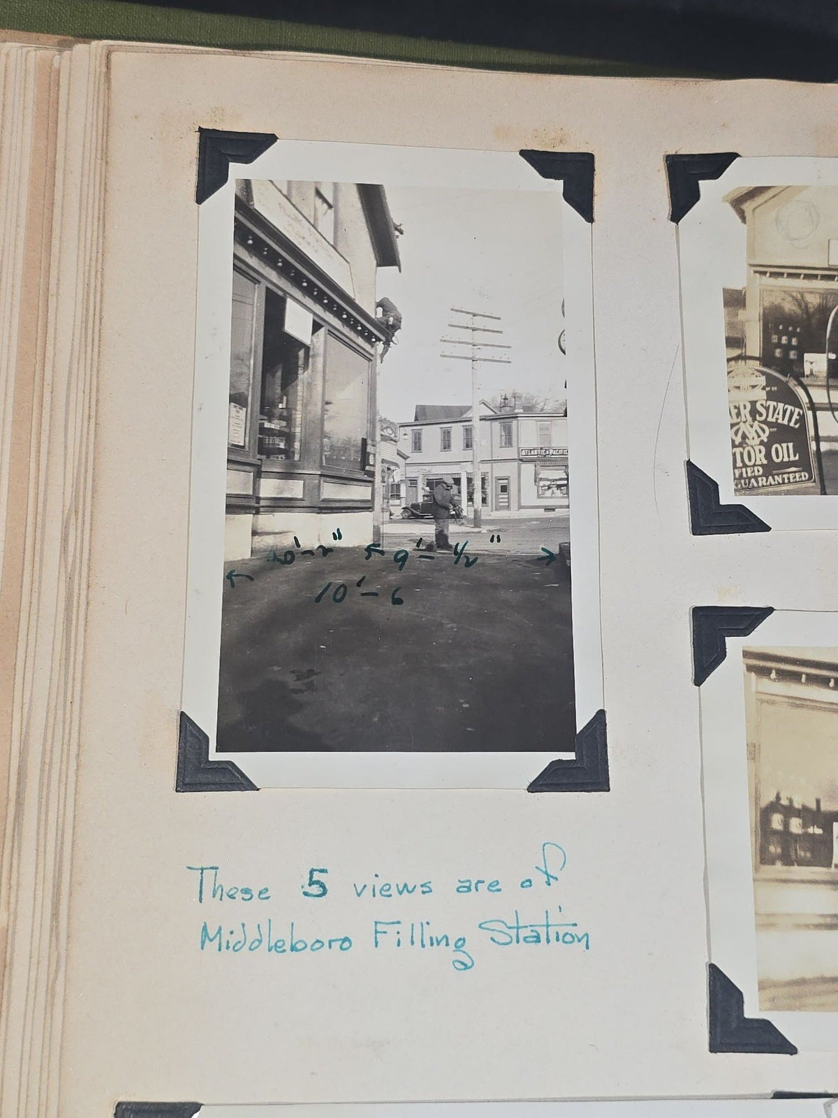 Vintage Quincy Oil Company Scrapbook with Snapshot Photographs, Newspaper Clippings, and Ephemera Documenting Fred E. Bergfors and Company Operations across Massachusetts, Circa 1928-1935