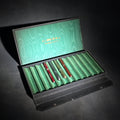 Lot 146 - Grouping of Four Vintage R.L. Arnold Pen Co. Fountain Pens in Presentation Case, Petersburgh, Virginia, U.S.A., 12-3/8" L