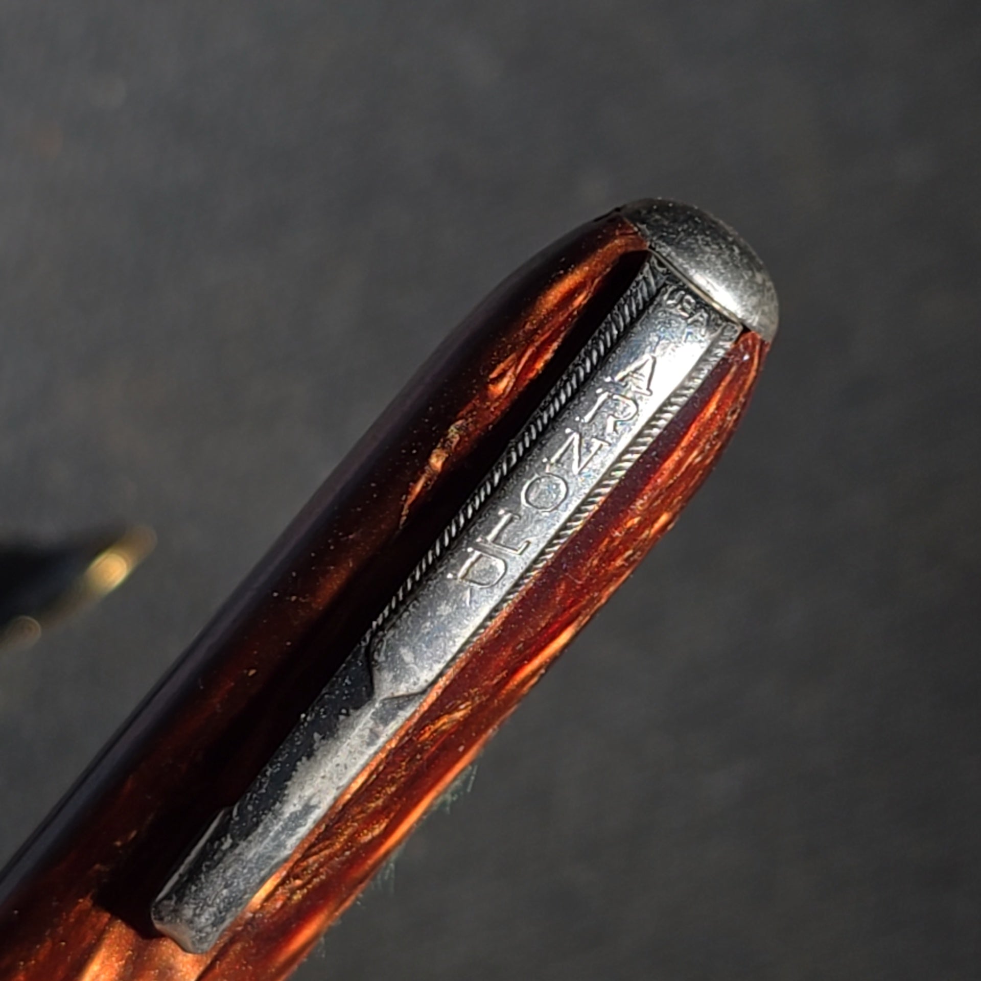 Grouping of Four Vintage R.L. Arnold Pen Co. Fountain Pens in Presentation Case, Petersburgh, Virginia, U.S.A.
