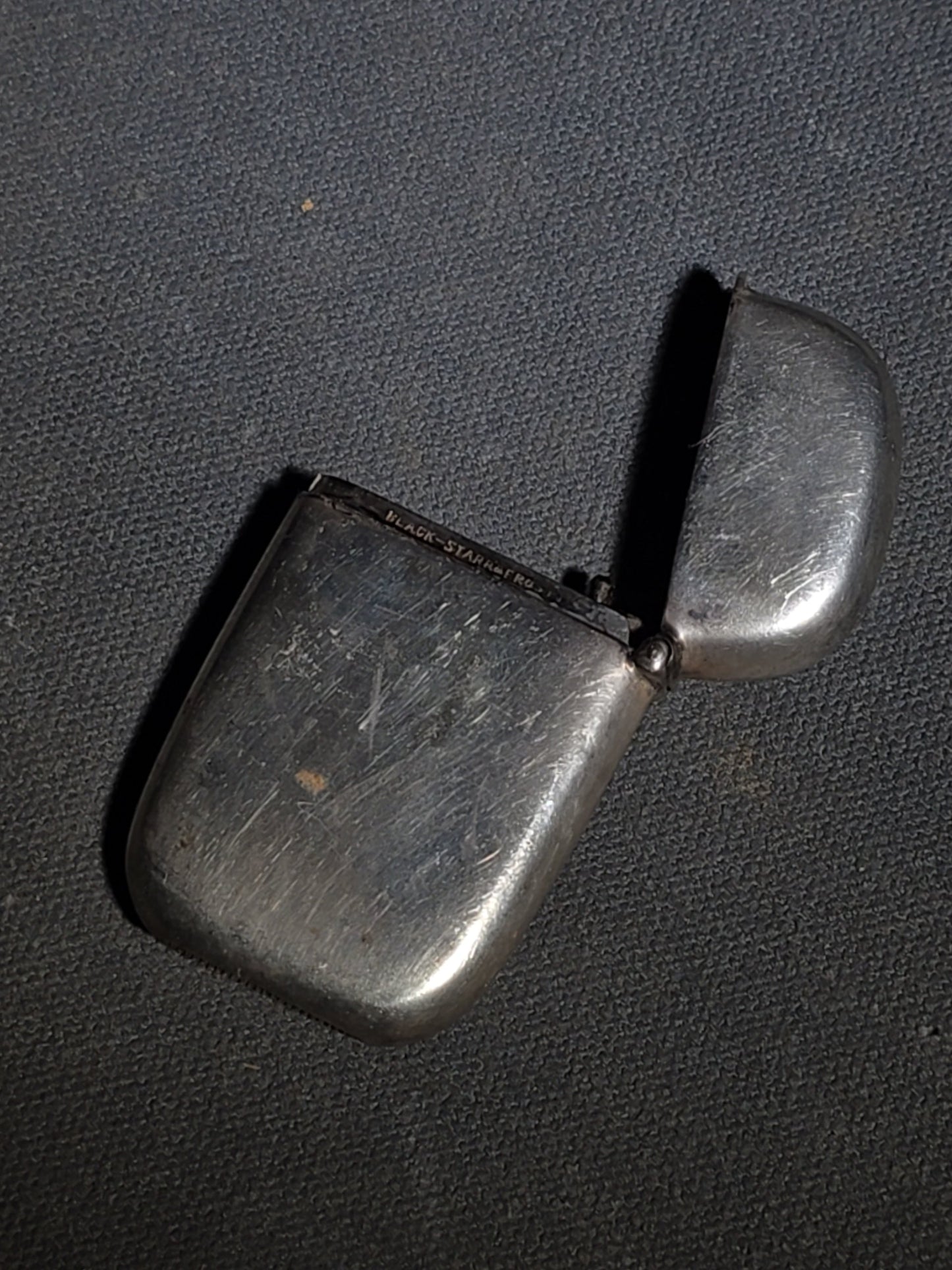 Pair of Antique Sterling Silver Match Safes including Art Nouveau Floral Example and Enameled Four-Leaf Clover with Card Suit Symbols
