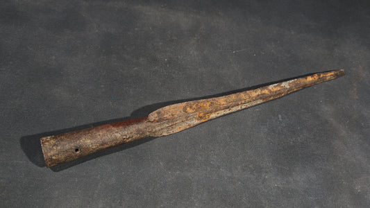 Antique Iron Spearhead with Socket