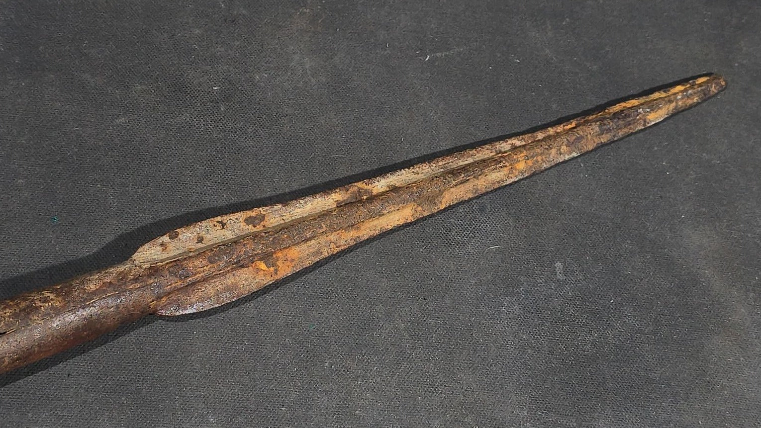 Antique Iron Spearhead with Socket