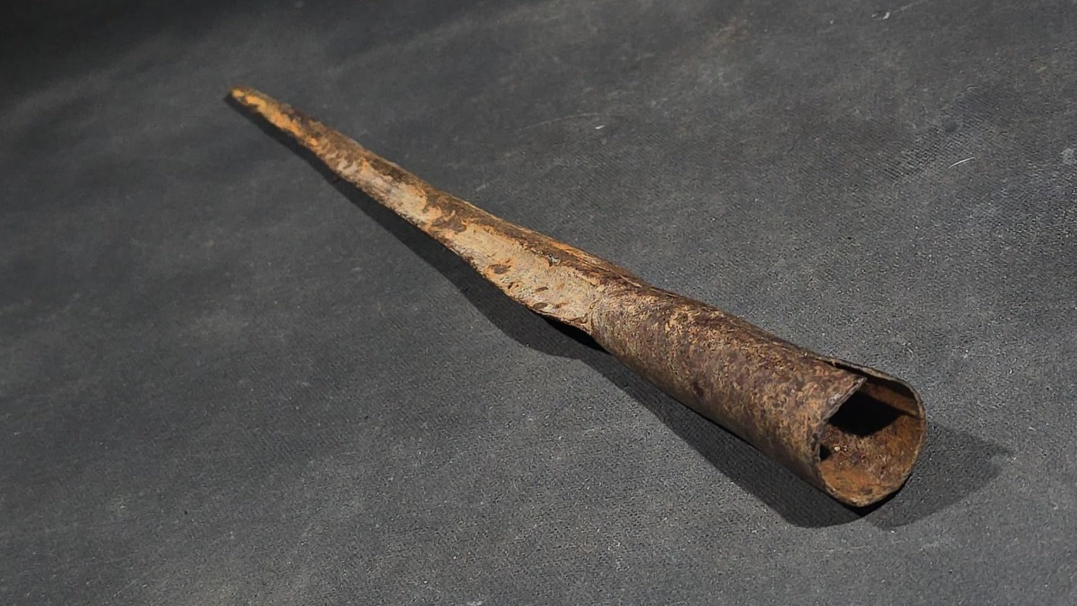 Antique Iron Spearhead with Socket