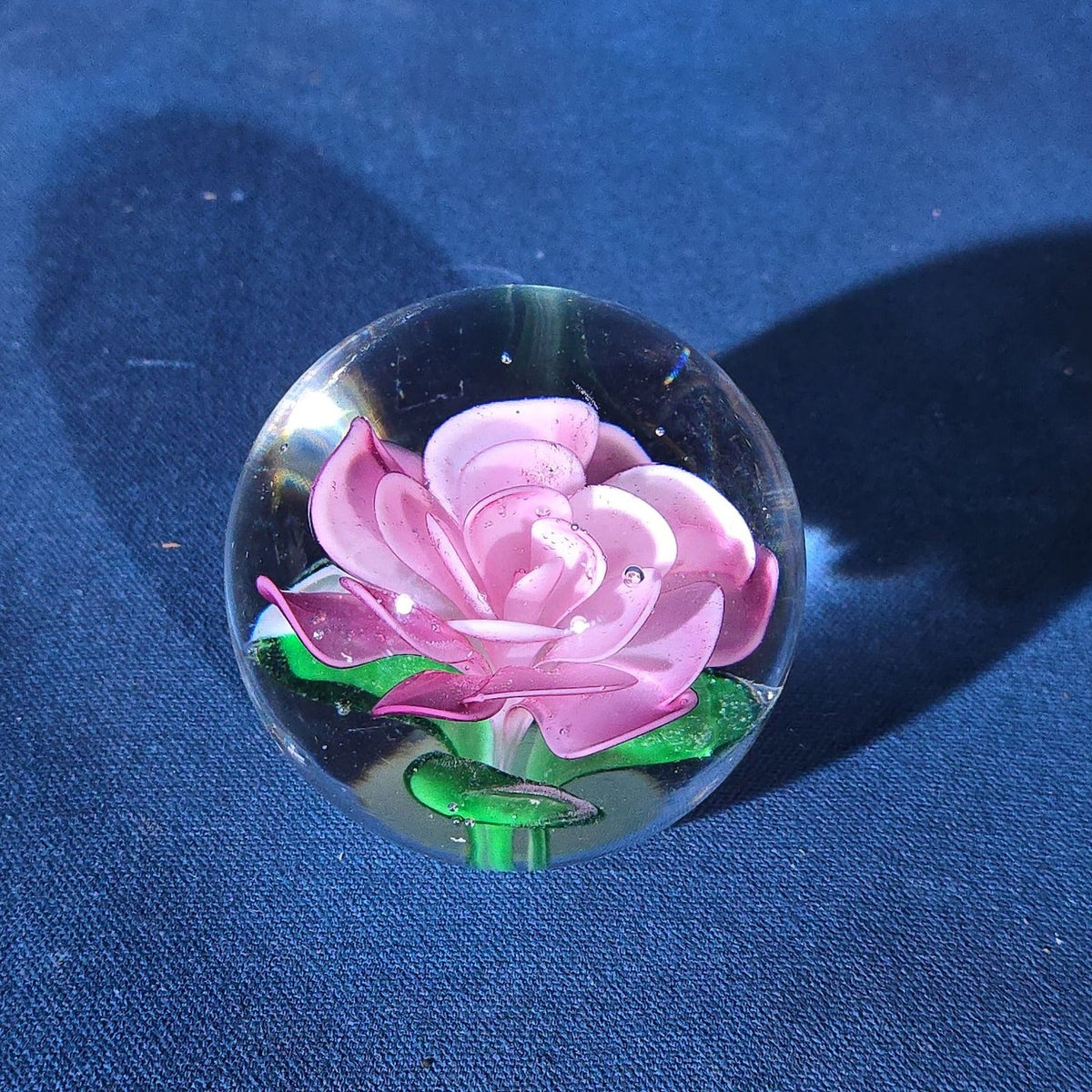 Grouping of 18 Vintage Glass Paperweights including Millefiori, Floral, and Scramble Designs