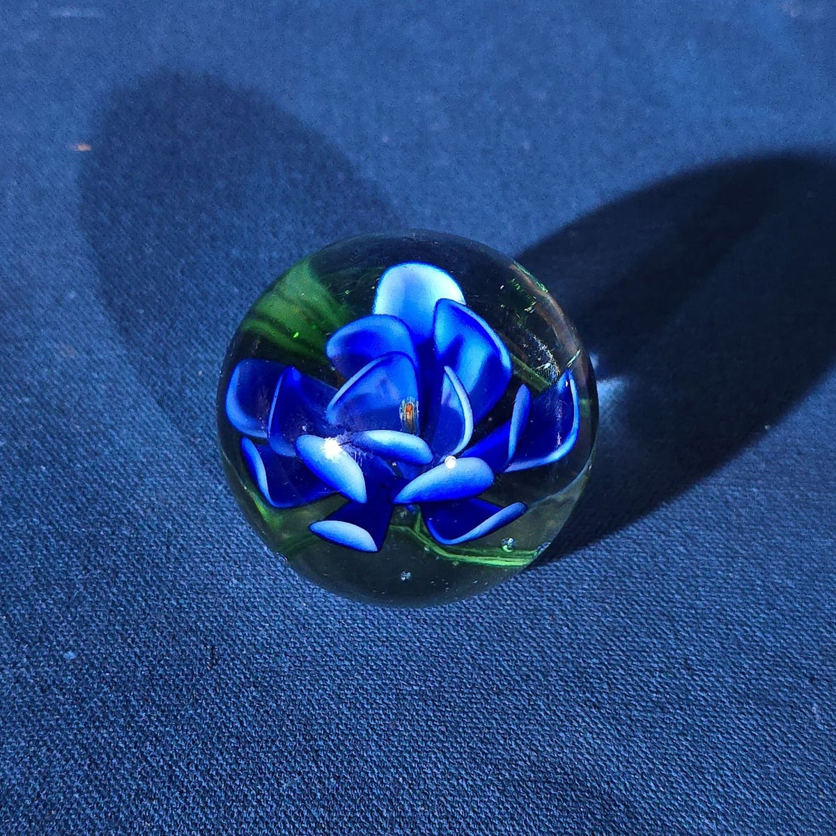 Grouping of 18 Vintage Glass Paperweights including Millefiori, Floral, and Scramble Designs