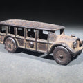 Lot 136 - Antique Cast Iron Toy Bus with Disc Wheels, 4-3/4" L