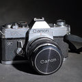 Lot 162 - Vintage Canon Ftb QL 35mm S.L.R. Camera with Canon FD 50mm F/1.4 Lens