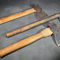 Lot 136 - Trio of Antique Hatchets Including One Marked Collins, 19-1/2" L