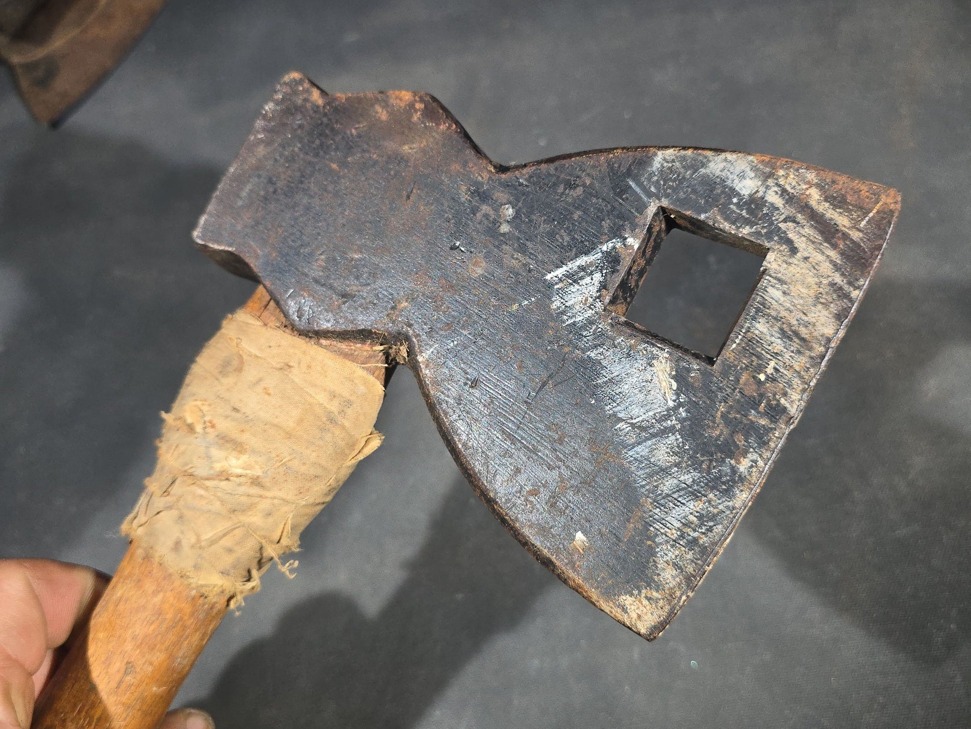 Trio of Antique Hatchets including One Marked Collins