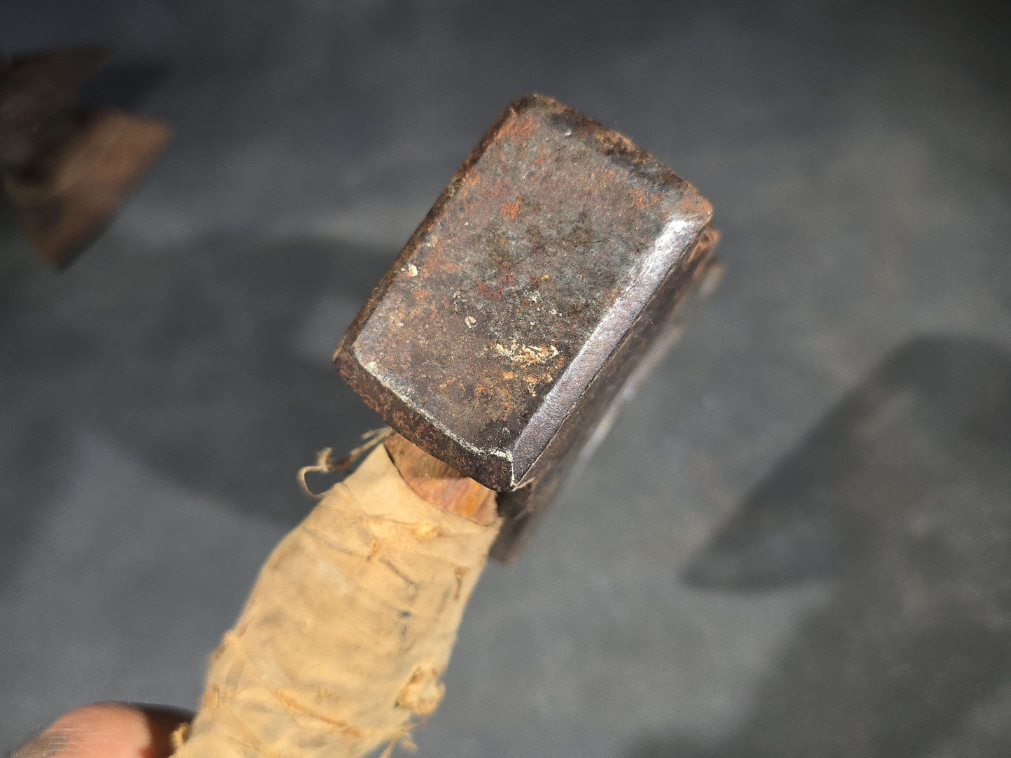 Trio of Antique Hatchets including One Marked Collins
