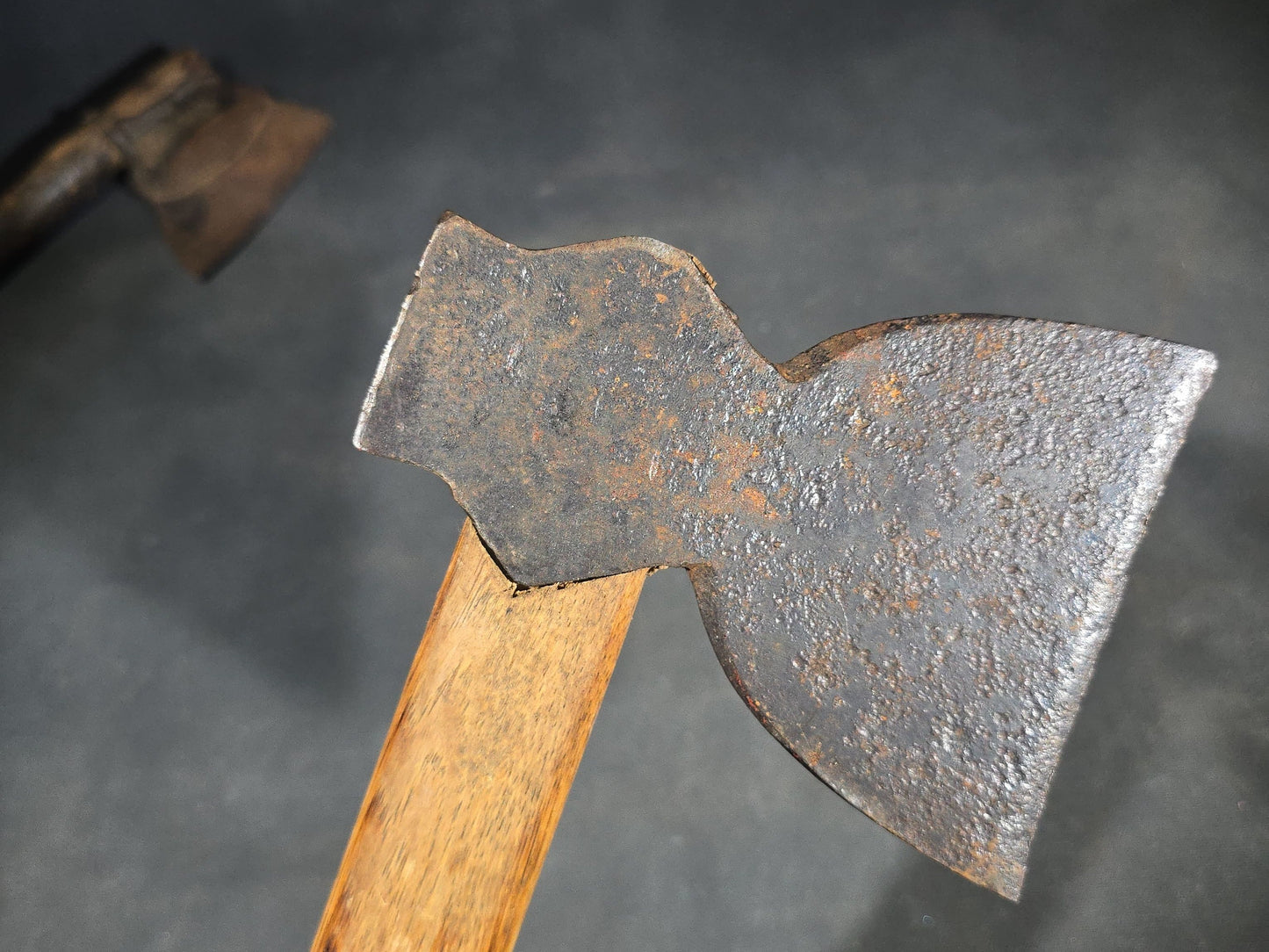 Trio of Antique Hatchets including One Marked Collins