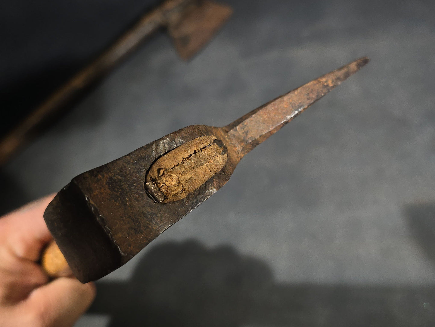 Trio of Antique Hatchets including One Marked Collins