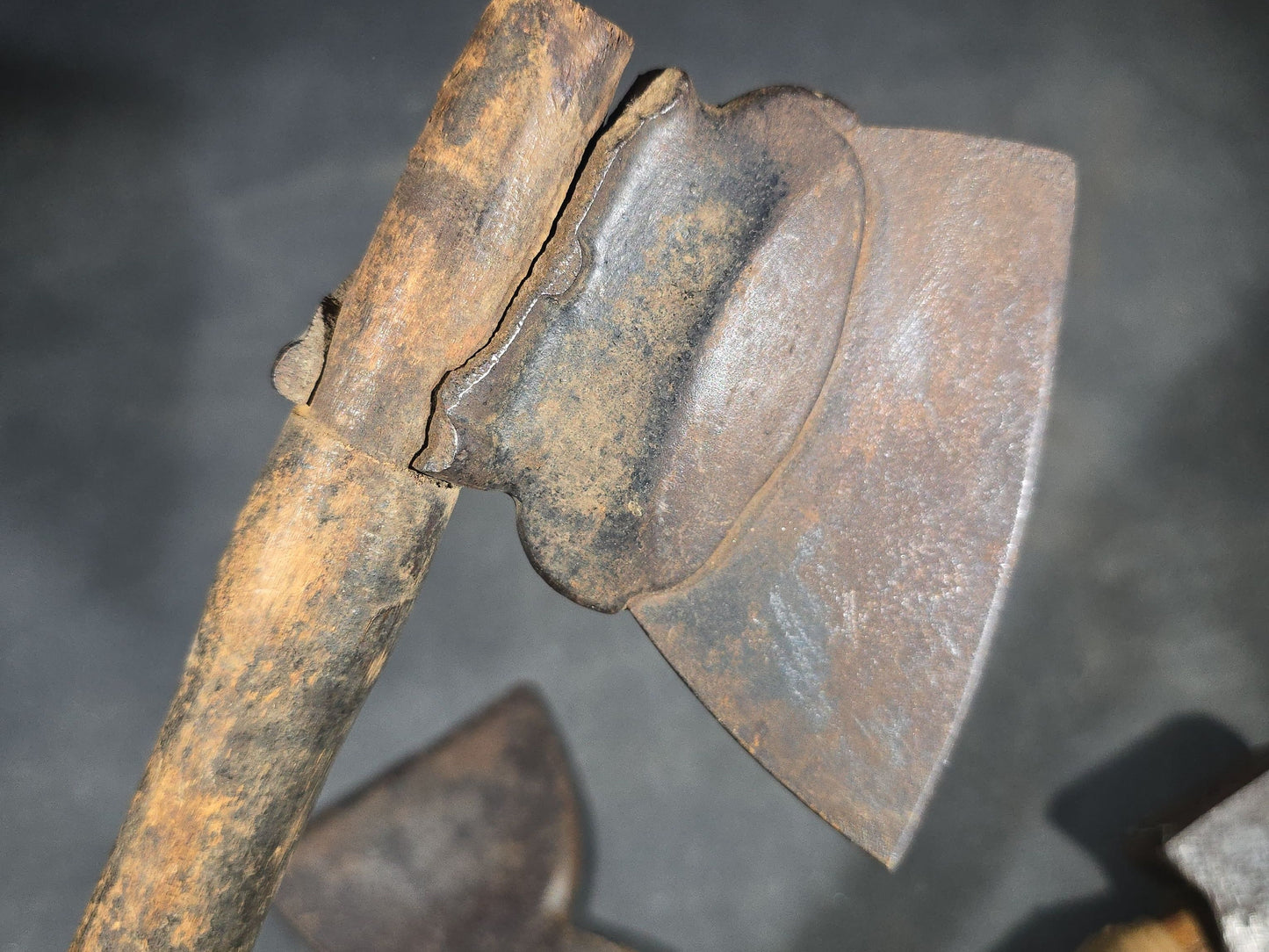 Trio of Antique Hatchets including One Marked Collins