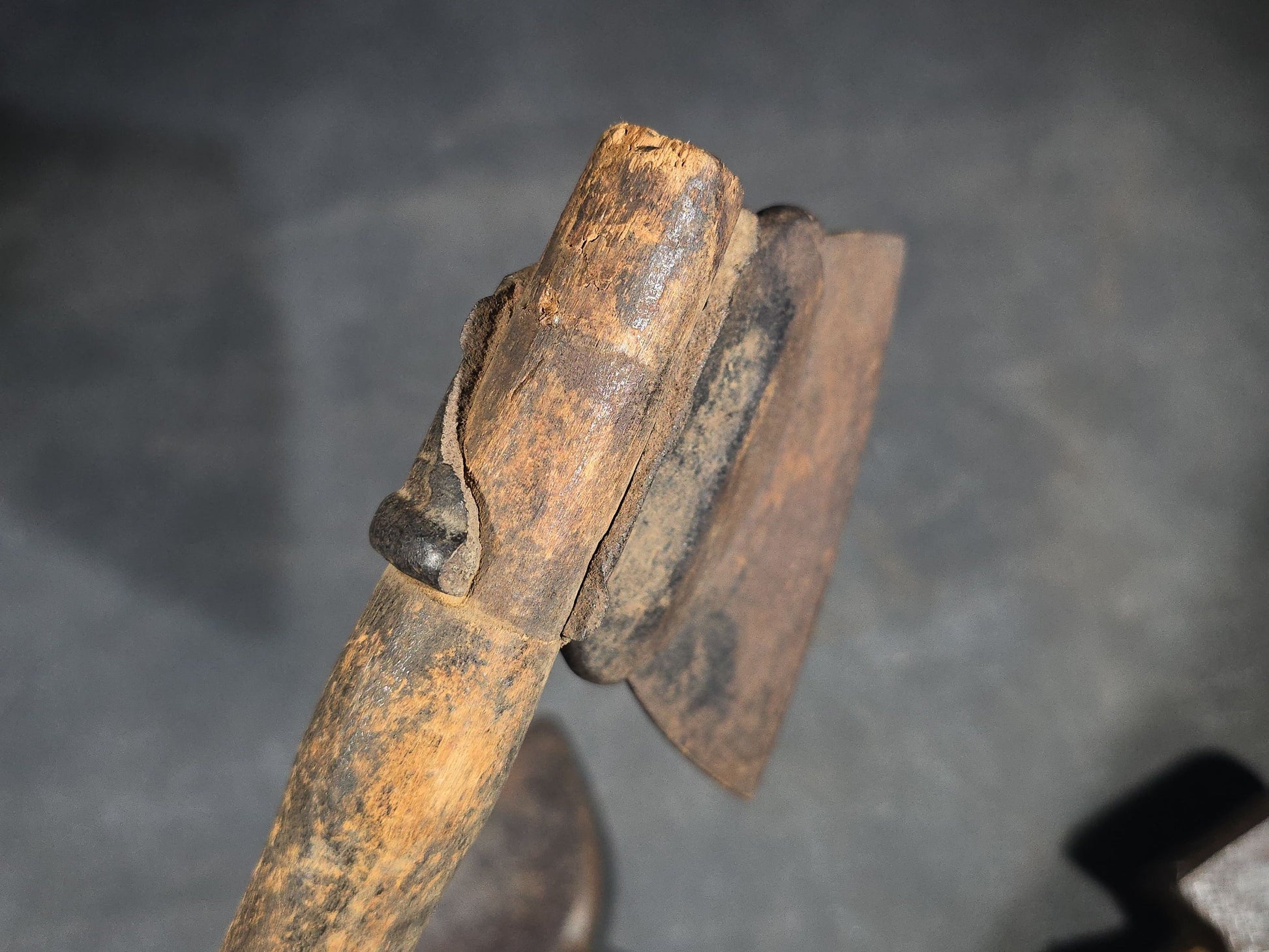 Trio of Antique Hatchets including One Marked Collins