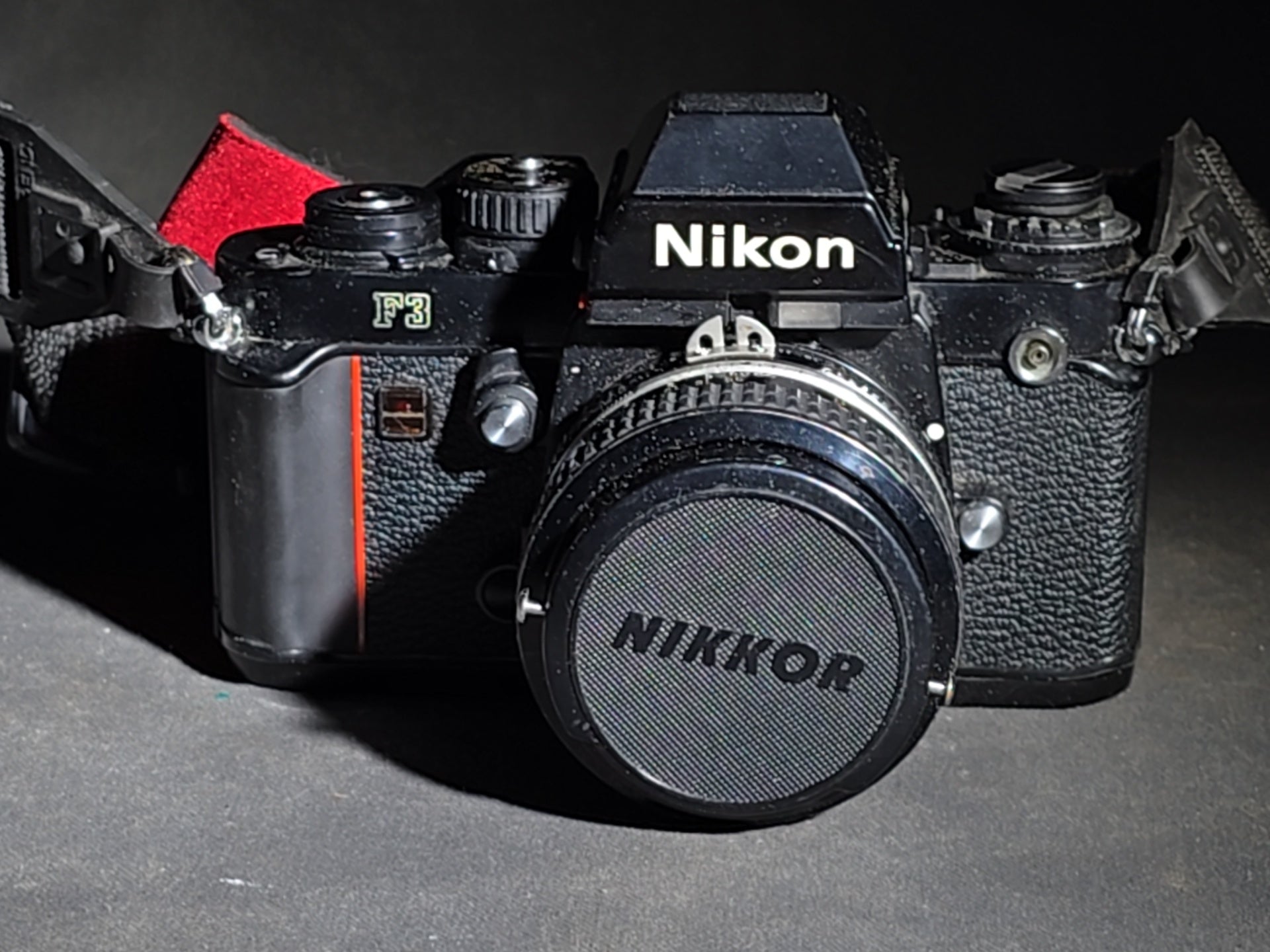 Vintage Nikon F3 35mm S.L.R. Film Camera Body with Nikon Nikkor 50mm f/1.4 Lens