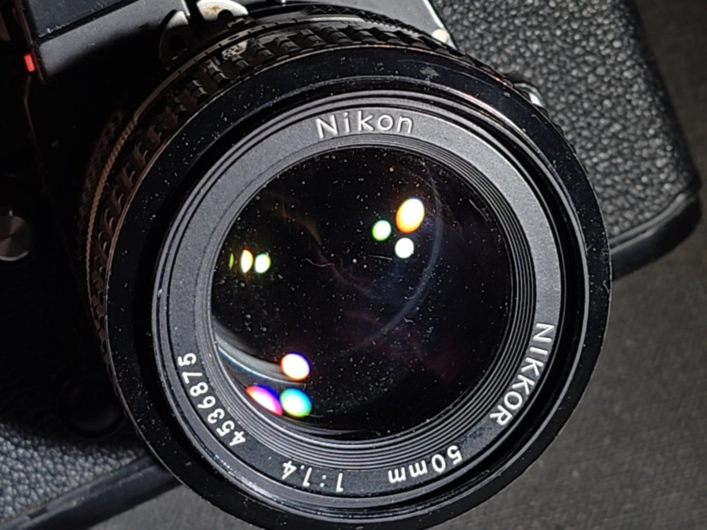 Vintage Nikon F3 35mm S.L.R. Film Camera Body with Nikon Nikkor 50mm f/1.4 Lens