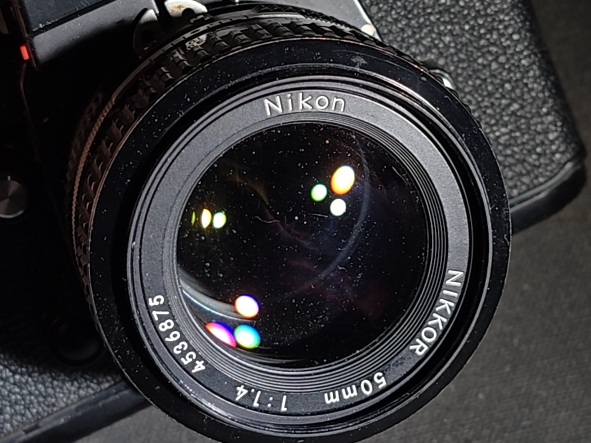 Vintage Nikon F3 35mm S.L.R. Film Camera Body with Nikon Nikkor 50mm f/1.4 Lens